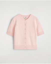 COS - Merino Wool Short-Sleeved Cardigan