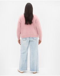 City Chic - Chloe Plush Knit Cardigan