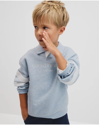 Country Road - Organically Grown Cotton Collared Sweat