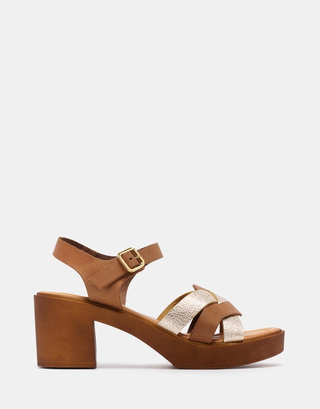 BioNatura - Verna Leather Platform Heels