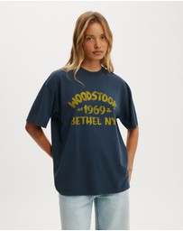 Cotton On - The Lcn Music Boxy Graphic Tee