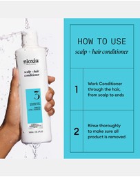 Nioxin - Nioxin System 3 Scalp + Hair Conditioner - Hair Thickening Conditioner For Damaged Hair With Light Thinning, 300ml
