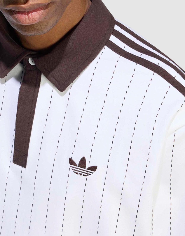 adidas Originals - Pinstripes Long Sleeve Polo