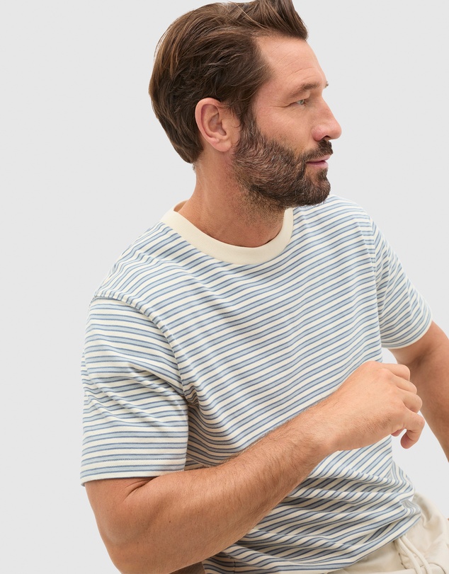Seed Heritage - Stripe Crew Tee