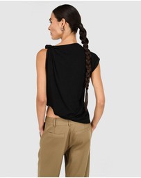 Staple the Label - Eva Twist Detail Top