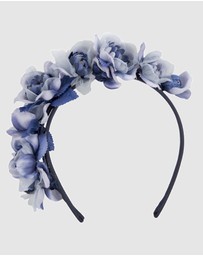 Max Alexander - Blue Flowers Fascinator