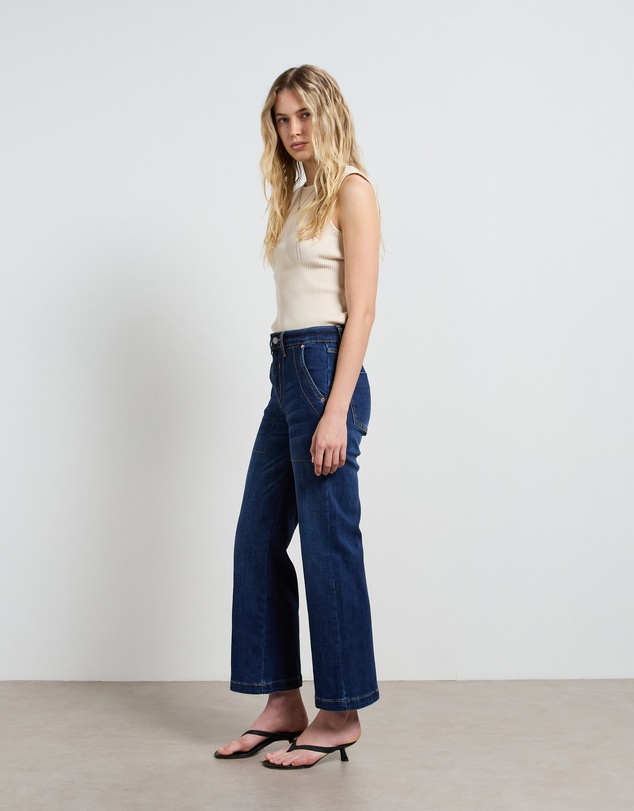 DRICOPER DENIM - Cody Kick Flare Astro Trousers