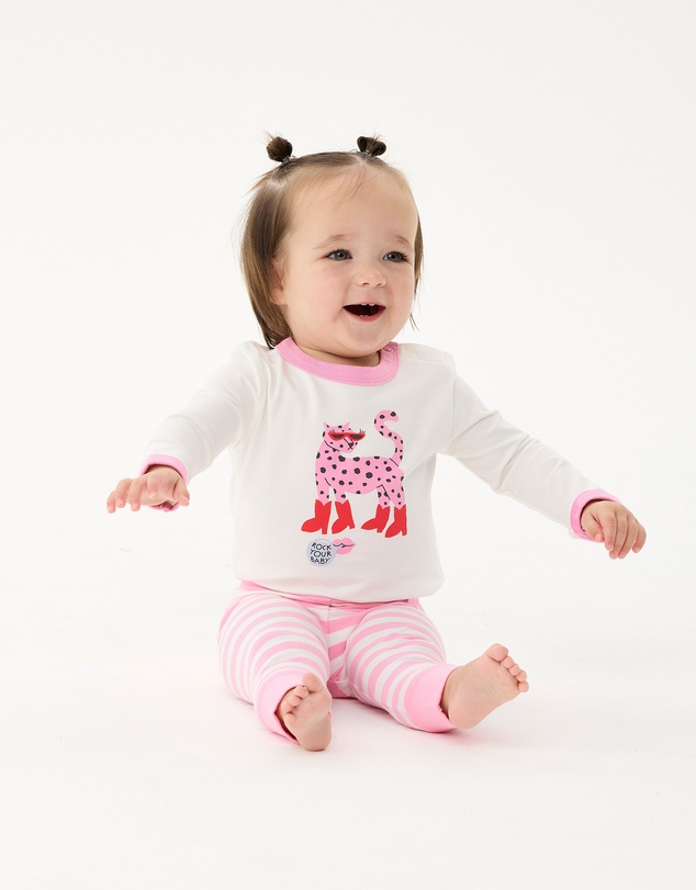 Rock Your Baby - Leopard Bodysuit & Legging Set
