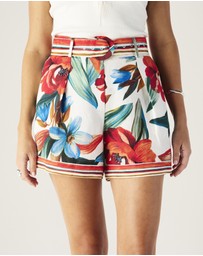 MOS The Label - Fiorina Print Shorts