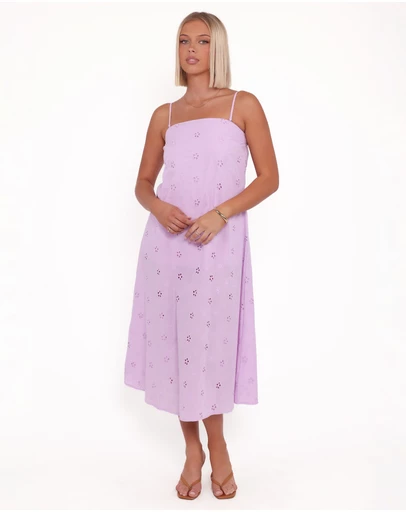 Petal & Pup - Narcissa Strapless Maxi Dress - Lilac