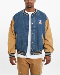 Vintage by The Real Deal - Pre Loved - Vintage Friday Night Fever Denim Bomber Jacket