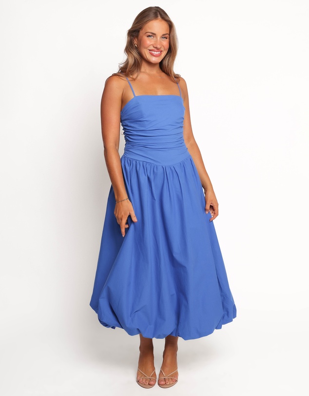 Petal & Pup - Solis Midi Dress - Electric Blue
