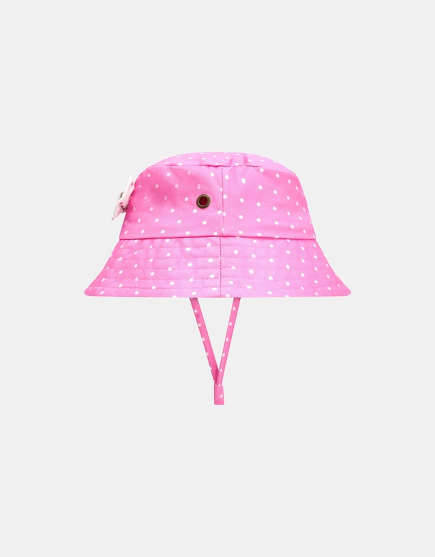 Huxbaby - Icing-On-The-Cupcake Polka Dot Bucket Hat - ICONIC EXCLUSIVE - Babies-Kids