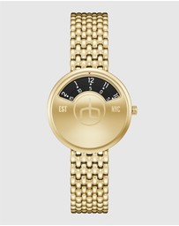rag & bone - Rag & Bone Carrie Gold-Tone Analogue Watch