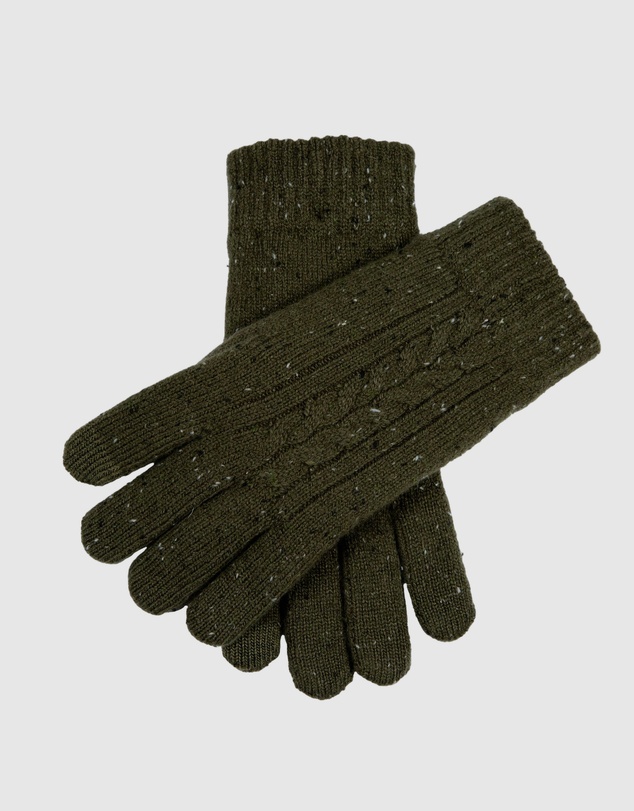 DENTS - Touchscreen Cable Knit Gloves