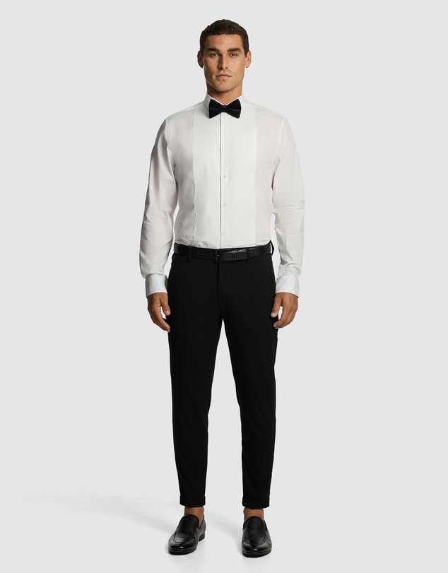 yd. - Tuxedo Slim Fit Stretch Dress Shirt