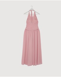 Revibe - Repaired CHANCERY Talara Halter Maxi Dress - AU 8