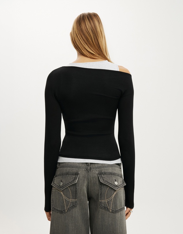 Cotton On - Morgan Layered Long Sleeve Top