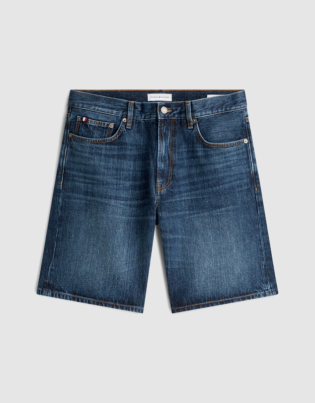 Tommy Hilfiger - Dover Regular Straight Whiskered Denim Shorts