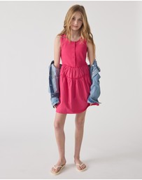Decjuba Kids - Piper Tiered Mini Dress - Teens