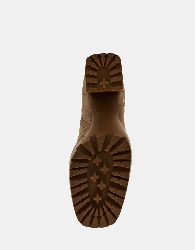 Steve Madden - Summit Taupe Suede Booties