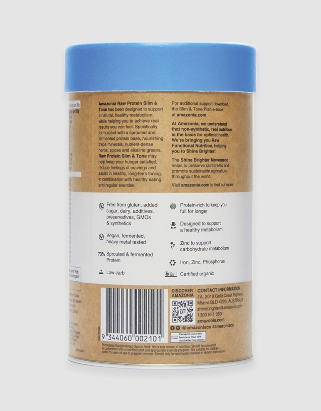 Amazonia - Raw Protein Slim & Tone Vanilla Cinnamon