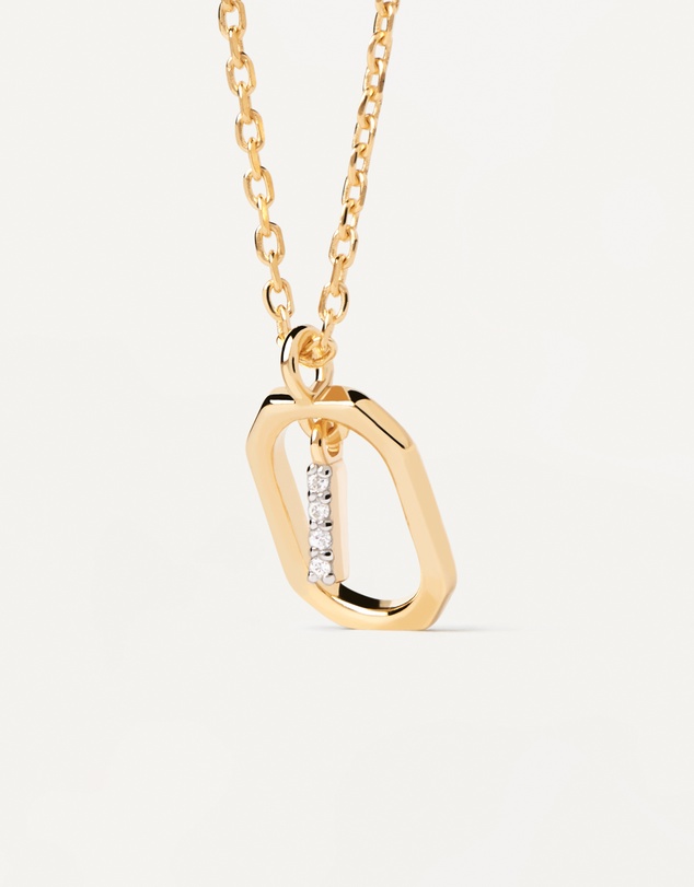 PDPAOLA - Mini Letter I Gold Necklace