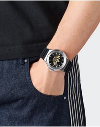 adidas Originals - Expression Three Steel Black Silicone Watch
