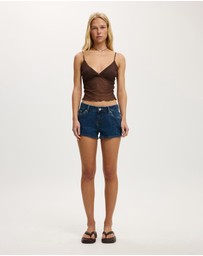 Cotton On - Micro Low Denim Short