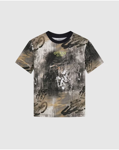 GUESS - Urban City Print Oversize T-Shirt