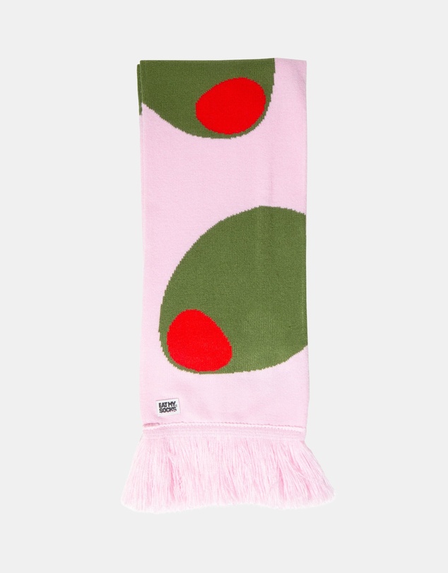 EAT MY SOCKS - Scarf Olive