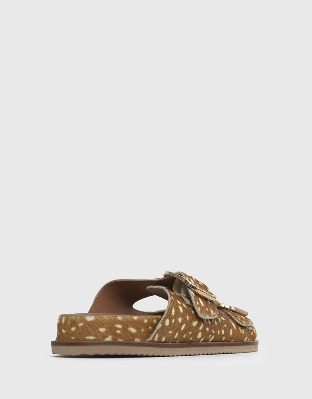 Betts - Margot Leather Buckle Slides