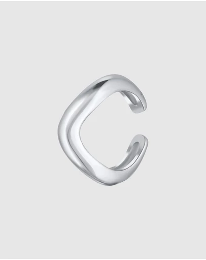 Elli Jewelry - Earrings Single Earcuff 925 Sterling Silver