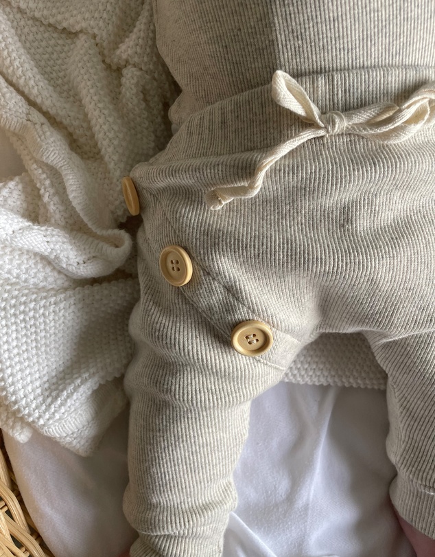 WITH LOVE FOR KIDS - Basics Thick Ribbed Pant - Babies - Kids