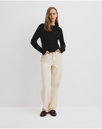 Country Road - Cotton Cashmere Crew Neck Cardigan