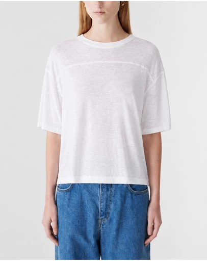 Bassike - Slub Yoke Slouch T-Shirt