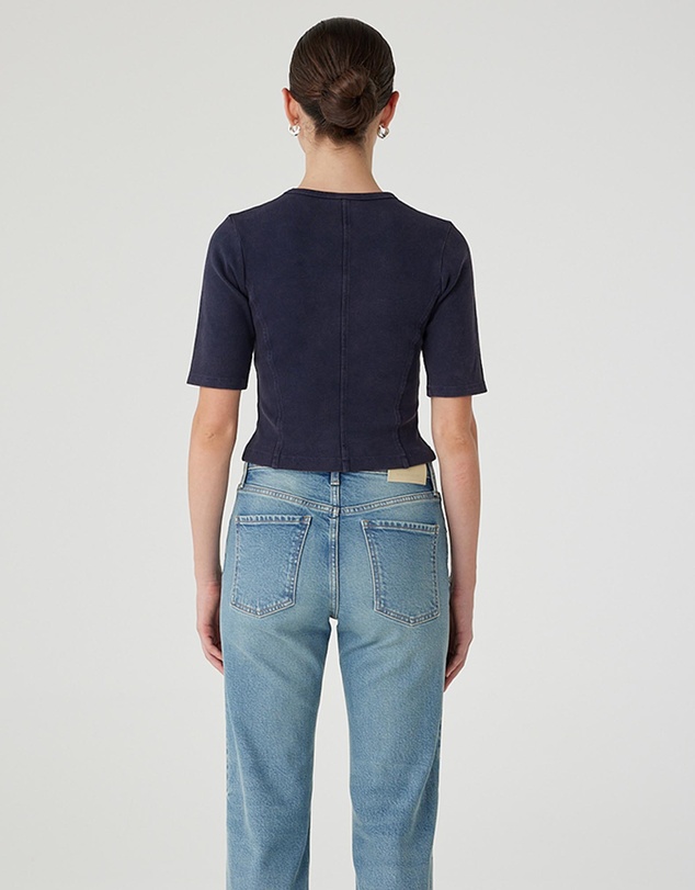 Nobody Denim - Panelled Rib T-Shirt