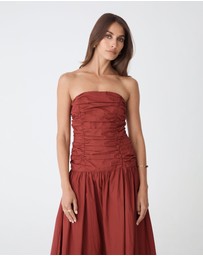 Forcast - Cathy Cotton Modal Midi Dress
