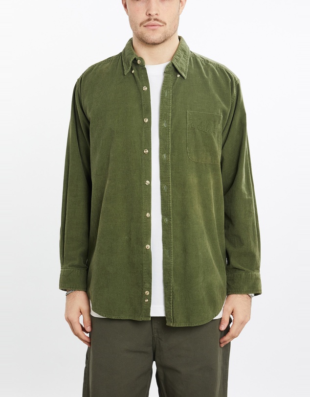 Vintage by The Real Deal - Pre Loved - Vintage 90s Wrangler Corduroy Button Up Shirt