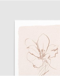Olive et Oriel - Abstract Botanical Lily Art Print