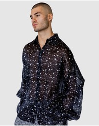 Justin Cassin - Starboy Star Sheer Shirt