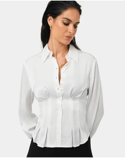 Forcast - Paige Gathered Shirt