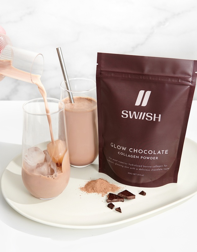 SWIISH - Glow Chocolate Collagen Powder