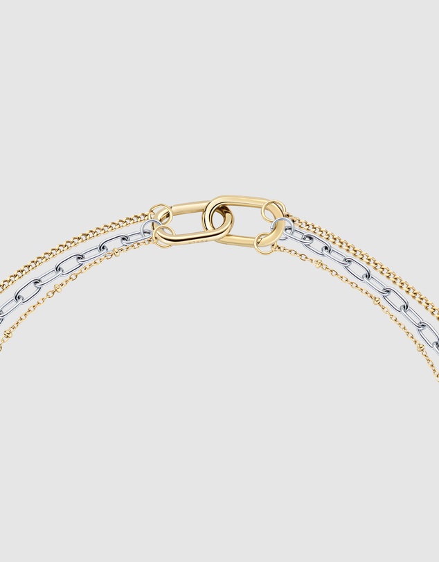 Furla - Furla Mixology Gold and Silver-Tone Multi Necklace