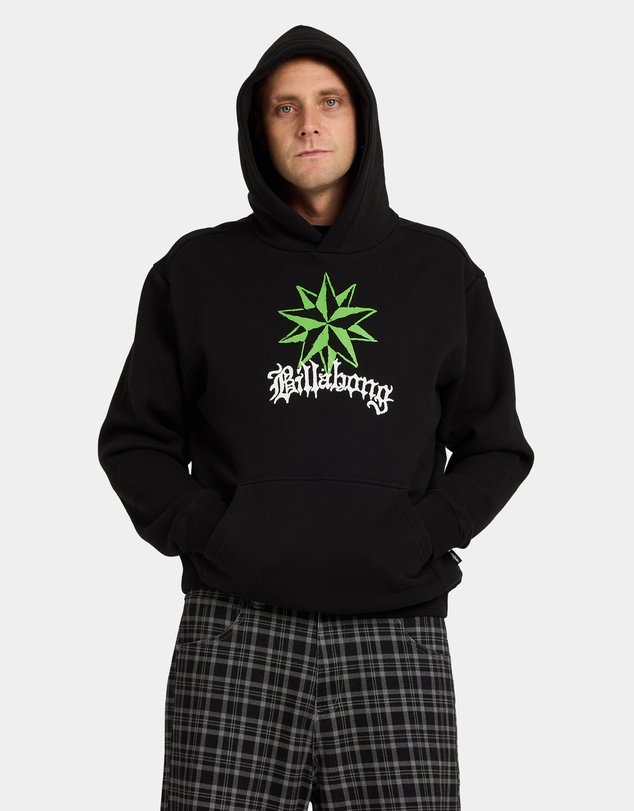 Billabong - Mens Creed Neon Star Pullover Hoodie