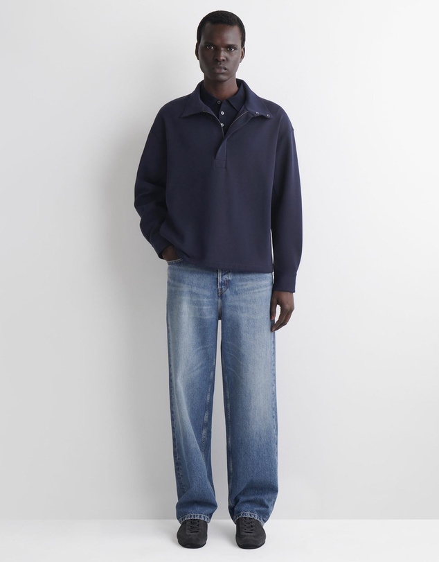 COS - Funnel-Neck Zip-Up Sweatshirt