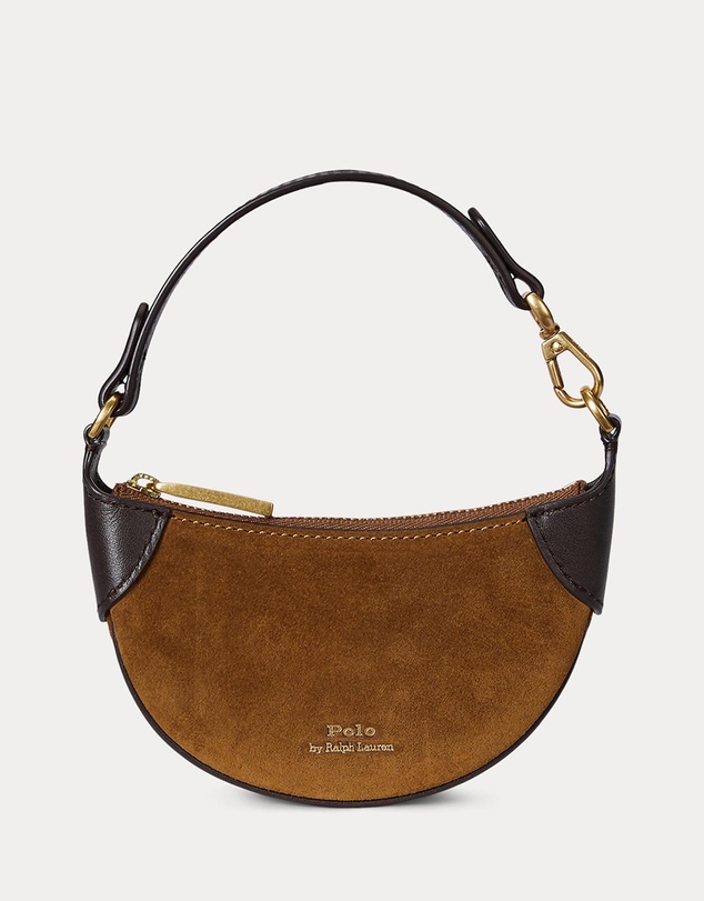 Polo Ralph Lauren - Polo ID Leather-Trim Suede Card Case