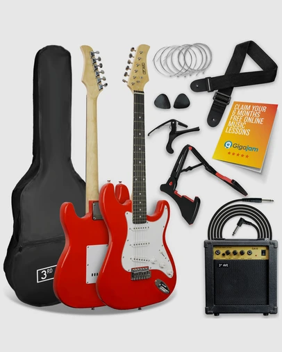iWorld - 3rd Avenue Electric Guitar Pack - Red