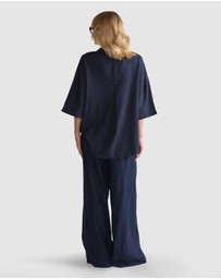 Decjuba - D-Luxe Linen Blend 3/4 Shirt