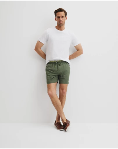 Country Road - Recycled Polyester Blend Contrast Swim Short